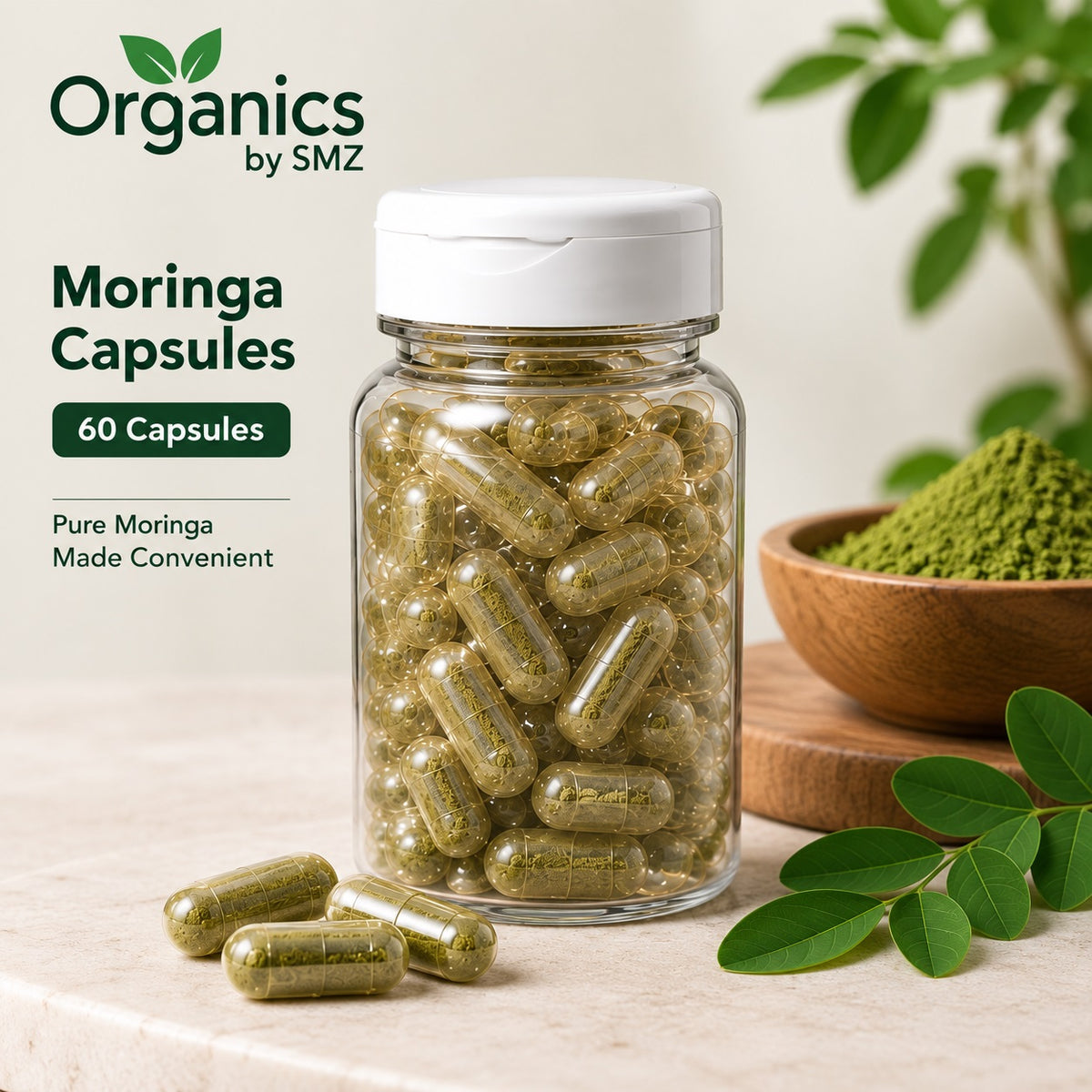 Moringa Capsules | Organics by SMZ