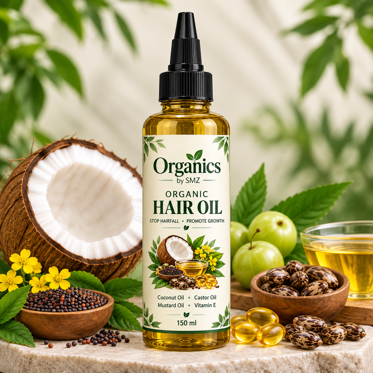 Organic Hair Oil | Organics by SMZ